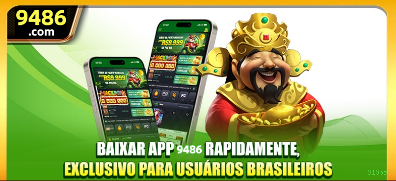 Imagem promocional da 910bet mostrando a plataforma e suas vantagens